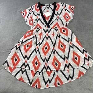Sass & Bide Dress Size 2 Shift Asymetrical Geometric Casual Chic Truth‎ And Time